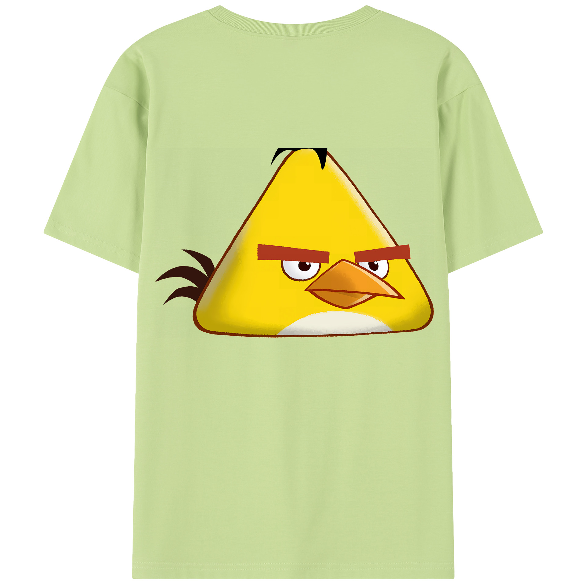 （画像用） Angry Birds アングリーバード 綿100％半袖Tシャツ（背面プリント）
